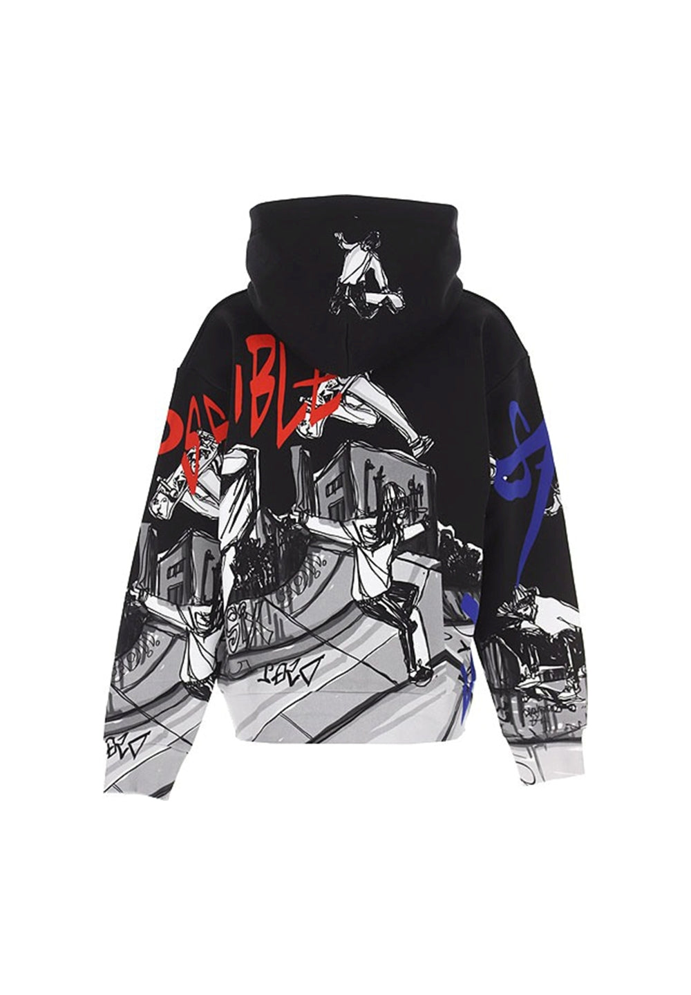 Felpa cappuccio nera per bambino - Primamoda kids