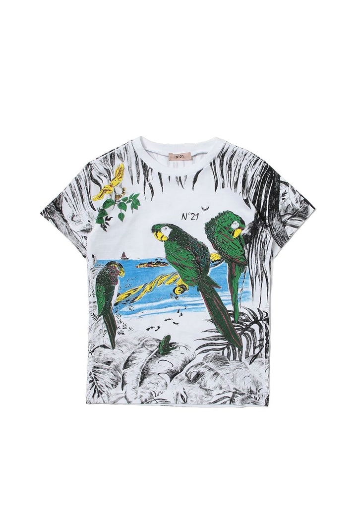 T-shirt bianca per bambina - Primamoda kids
