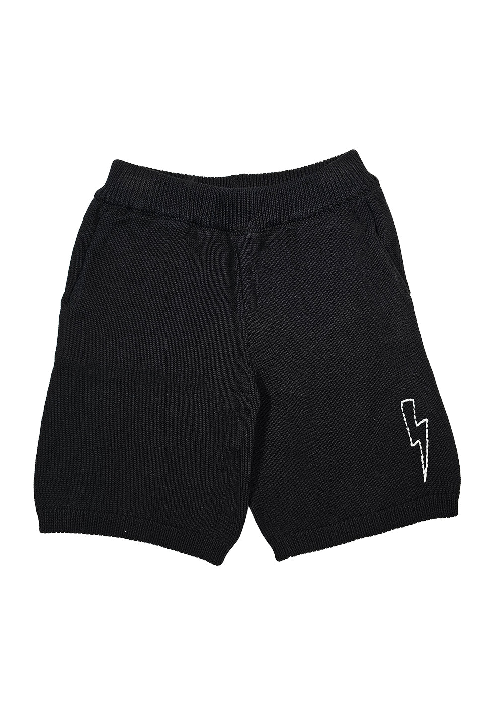 Bermuda maglia nero per bambino - Primamoda kids