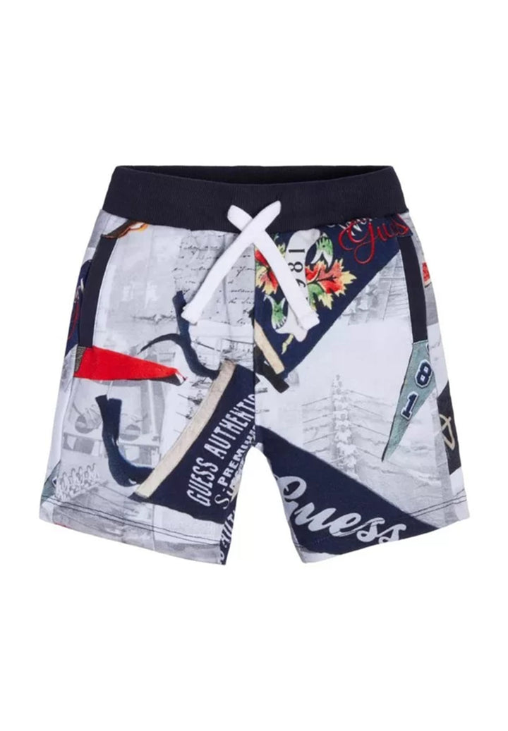 Bermuda felpa multicolor per bambino - Primamoda kids