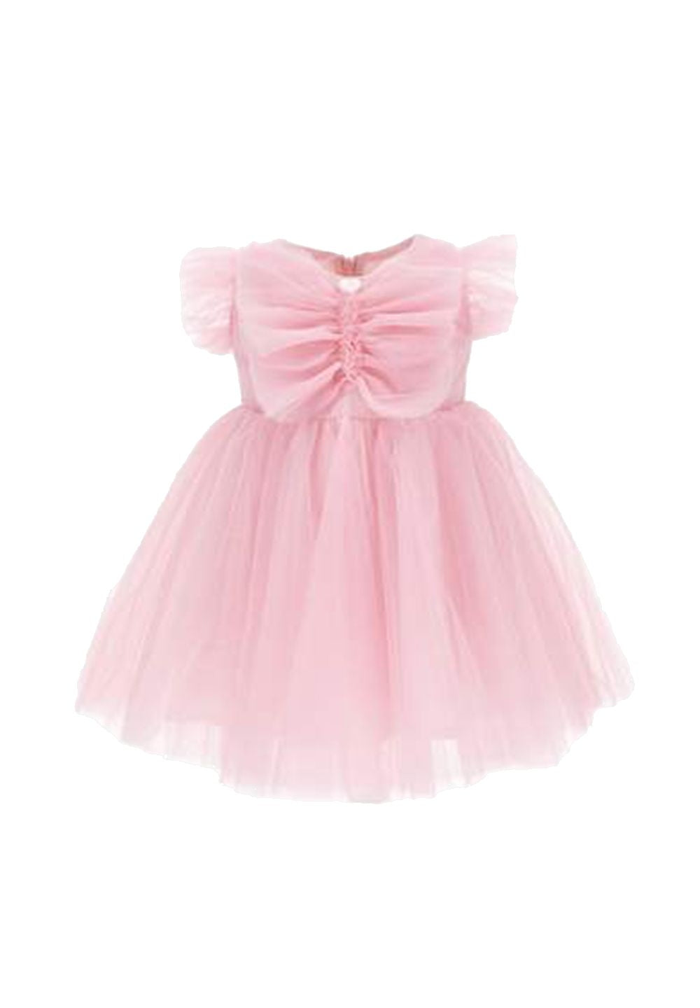 Vestito tulle rosa per neonata - Primamoda kids