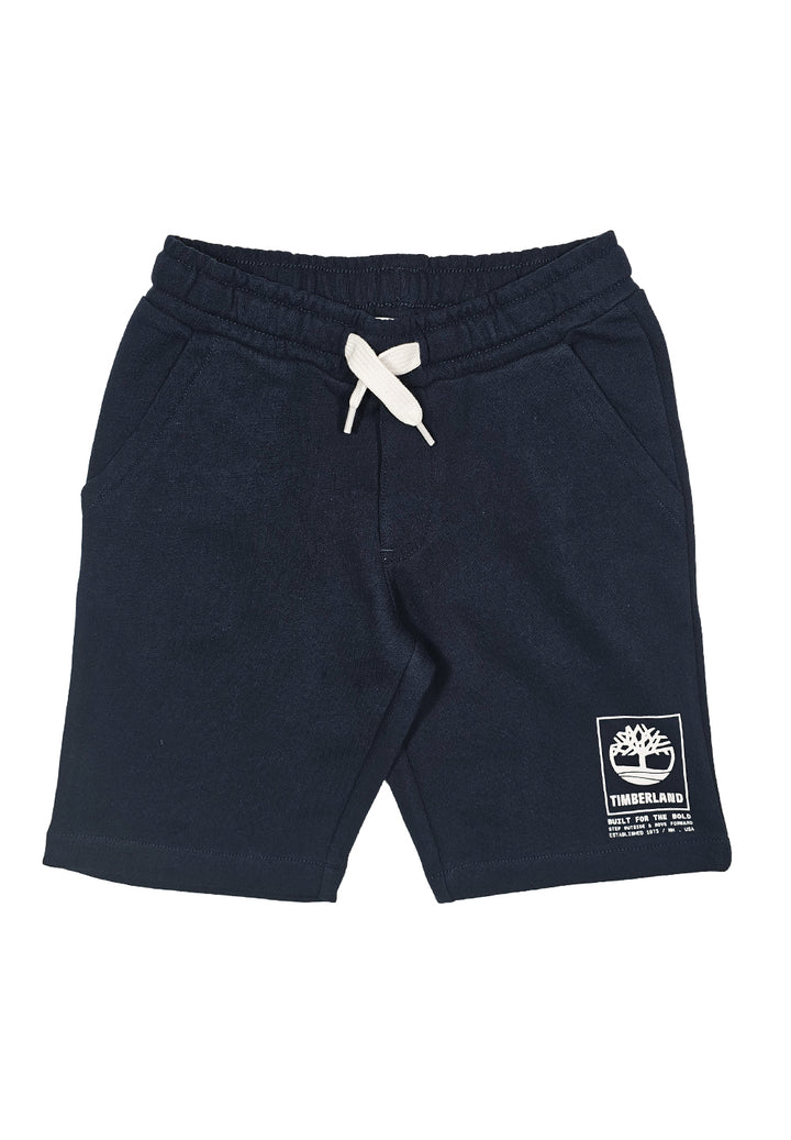 Bermuda felpa blu per bambino - Primamoda kids