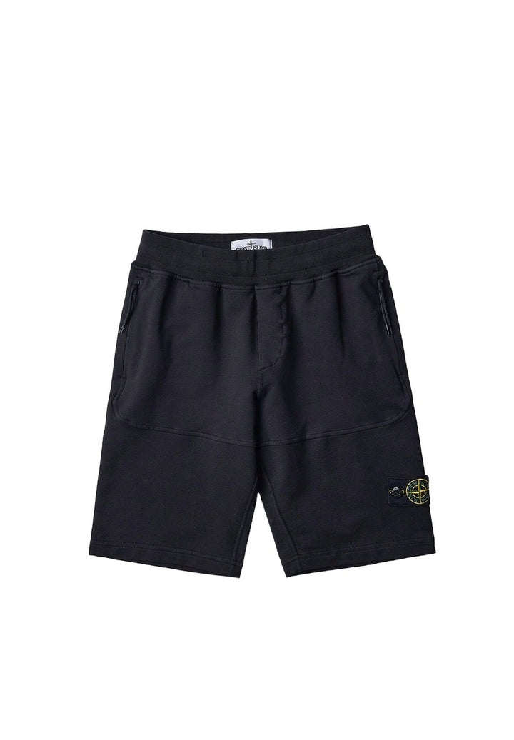 Bermuda felpa nero per bambino - Primamoda kids