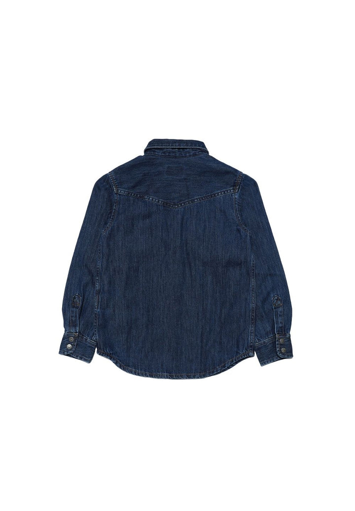 Camicia denim blu per bambino - Primamoda kids