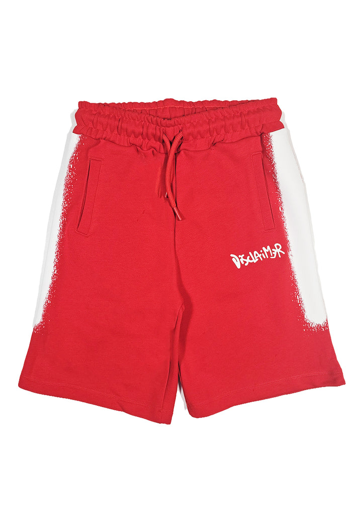 Bermuda felpa rosso per bambino - Primamoda kids