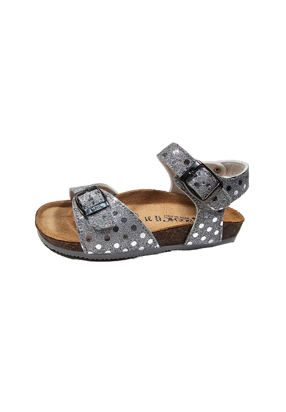 Sandalo argento per neonata - Primamoda kids