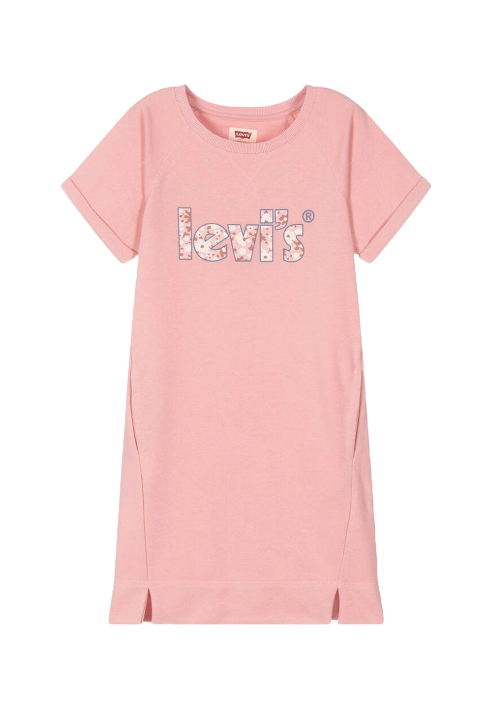 Vestito felpa rosa per bambina - Primamoda kids