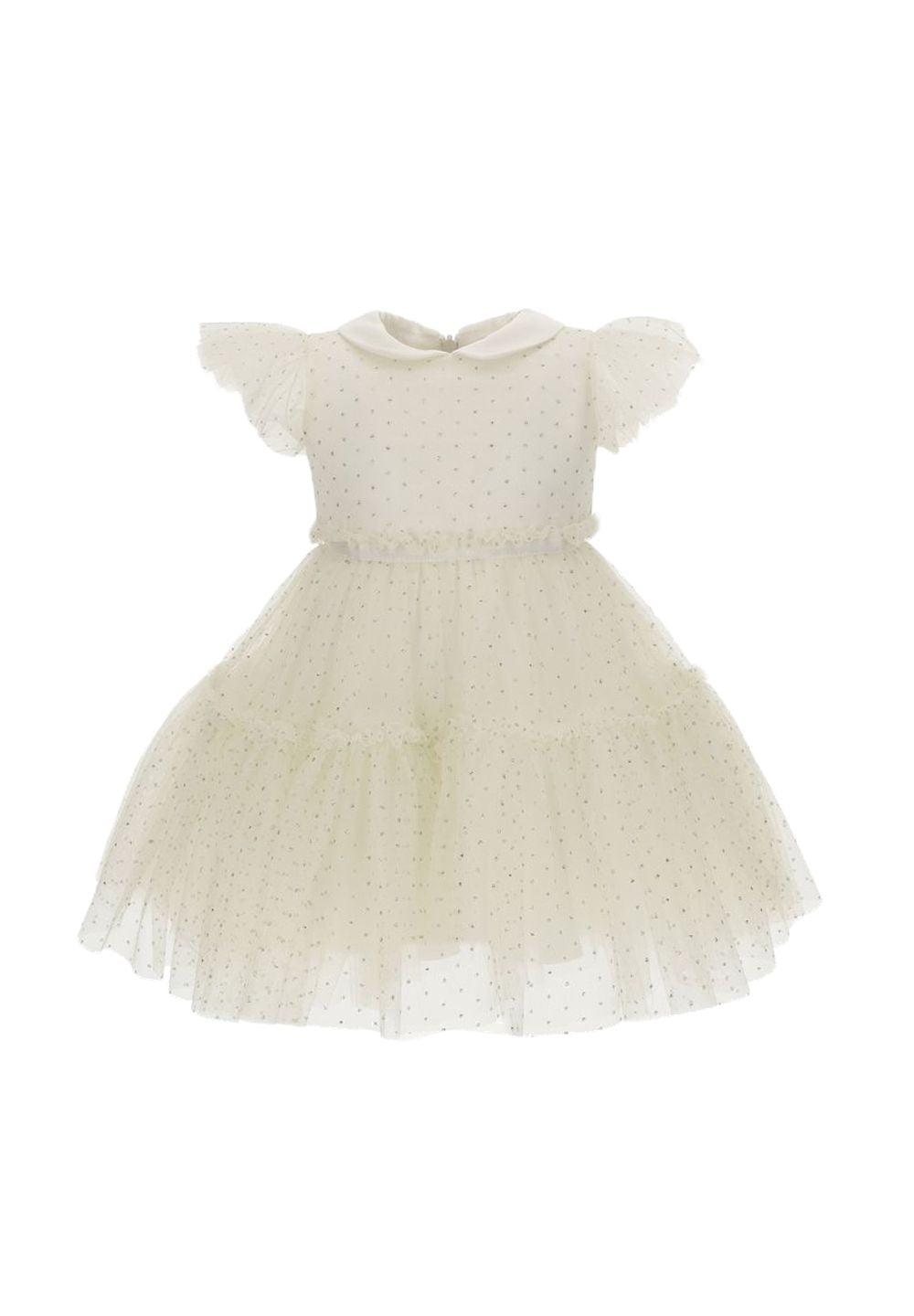 Vestito tulle panna per neonata - Primamoda kids
