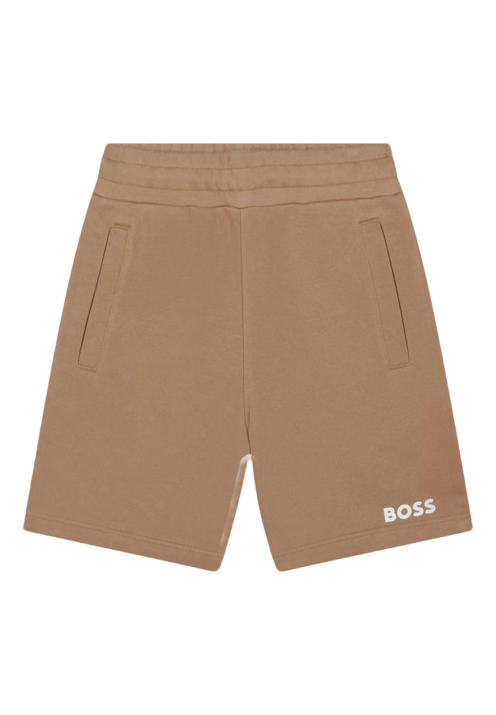 Bermuda felpa marrone per bambino - Primamoda kids