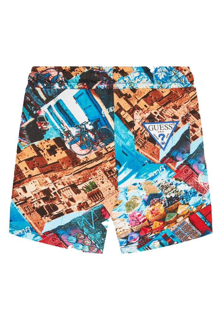 Bermuda felpa multicolor per bambino - Primamoda kids