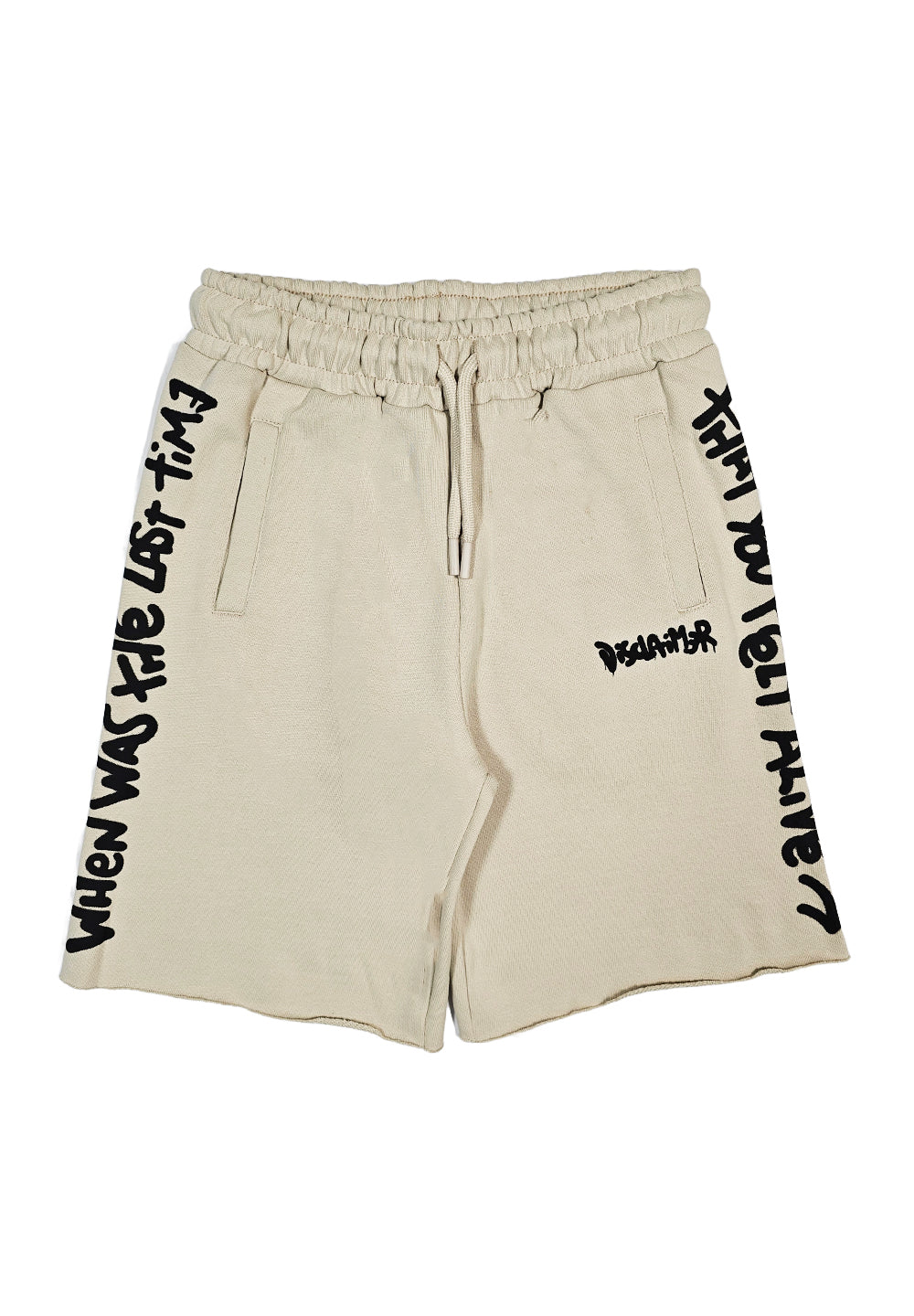 Bermuda felpa beige per bambino - Primamoda kids