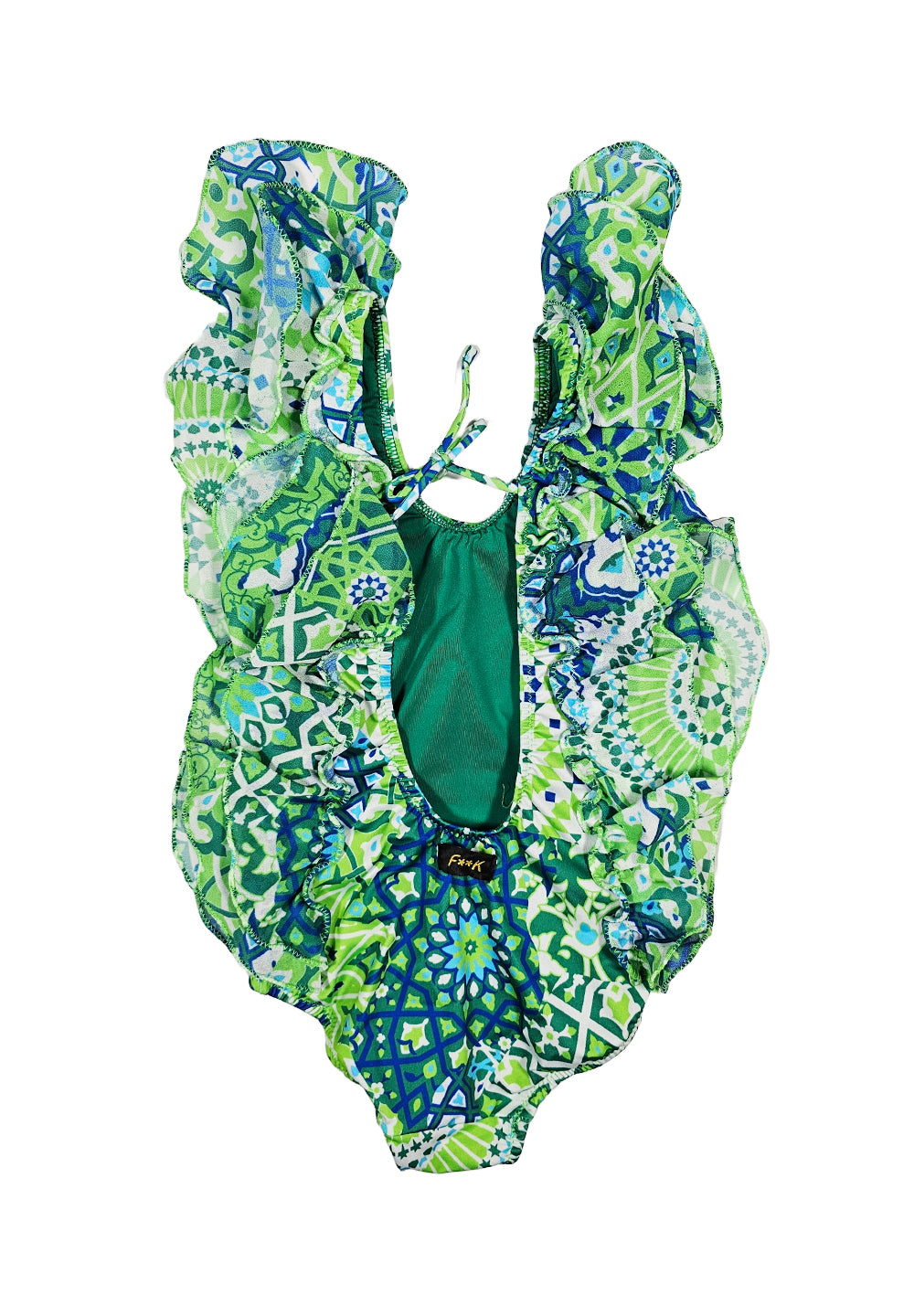 Costume intero verde per neonata - Primamoda kids