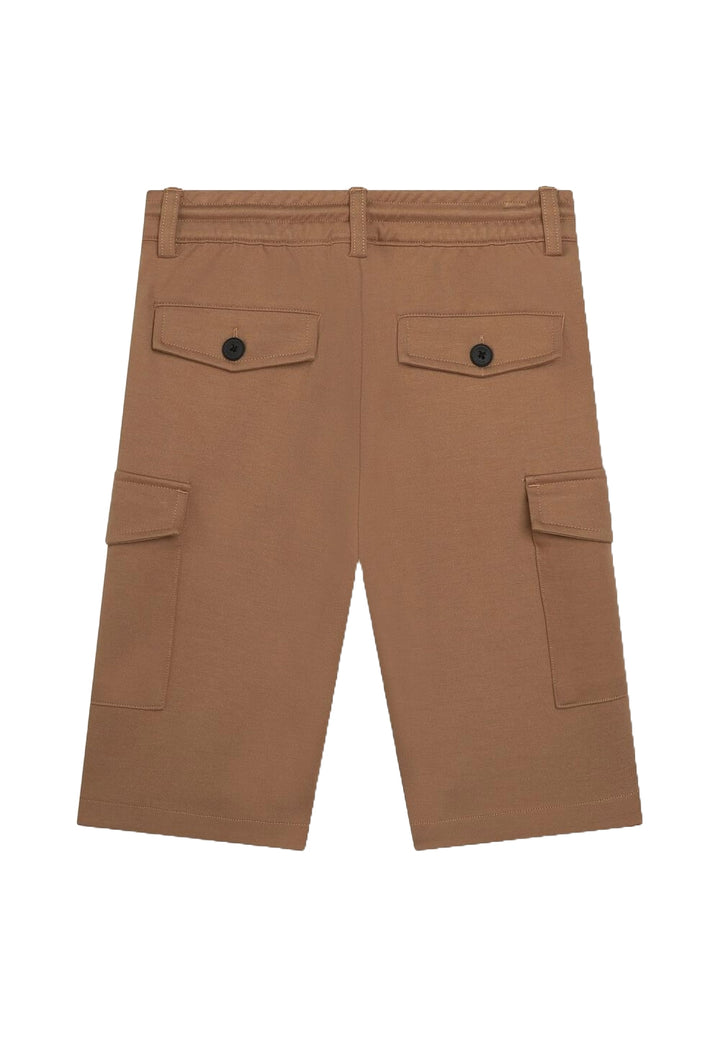 Bermuda felpa marrone per bambino - Primamoda kids