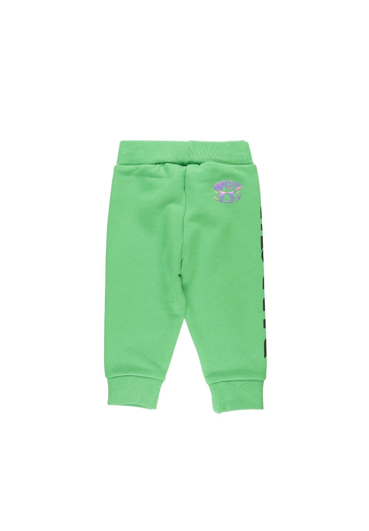 Pantalone felpa verde per neonato - Primamoda kids