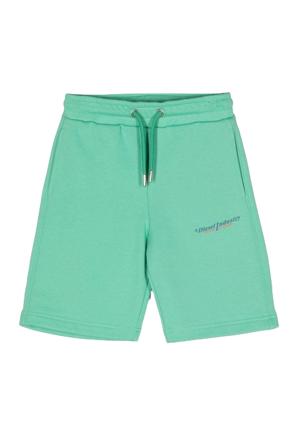 Bermuda felpa verde per bambino - Primamoda kids