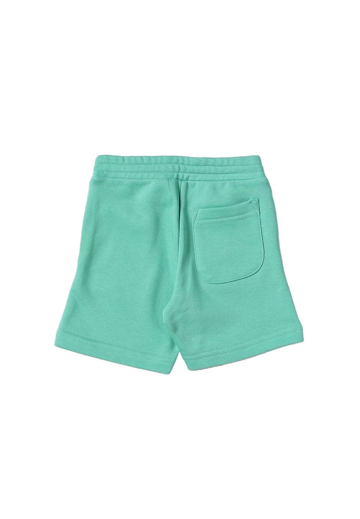 Bermuda felpa verde per neonato - Primamoda kids