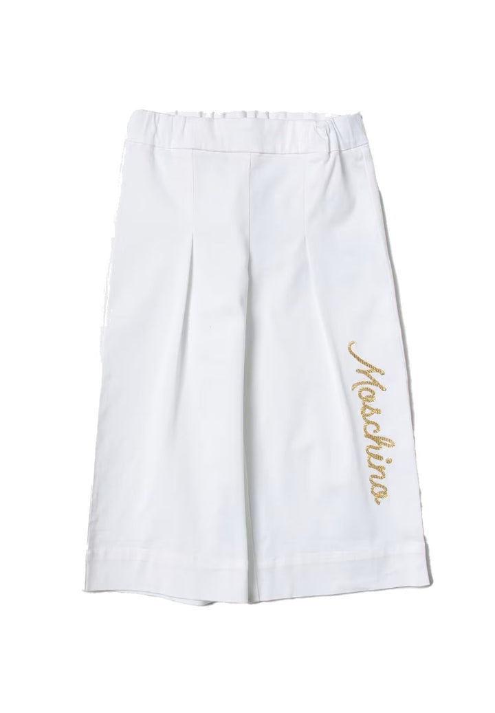 Pantalone bianco per bambina - Primamoda kids