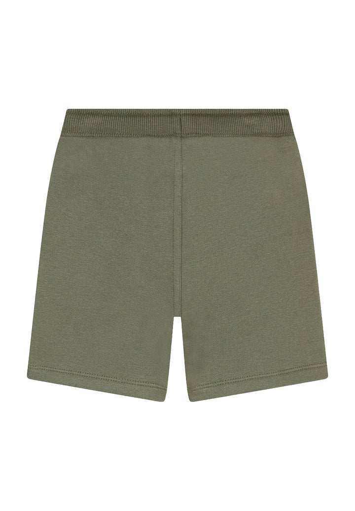 Bermuda felpa verde per bambino - Primamoda kids
