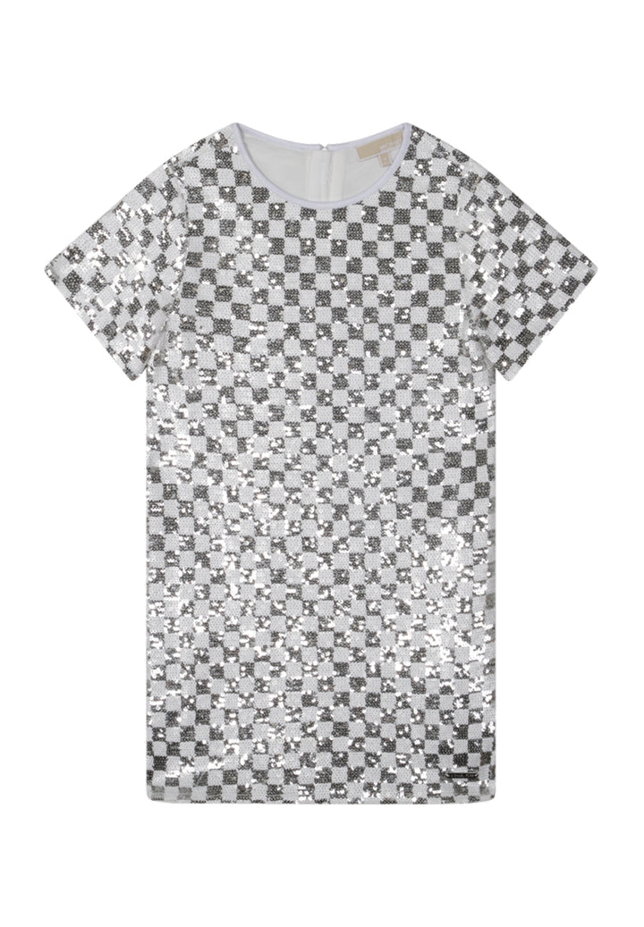 Vestito strass bianco-argento per bambina - Primamoda kids