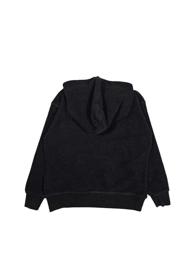 Felpa cappuccio nera per bambino - Primamoda kids