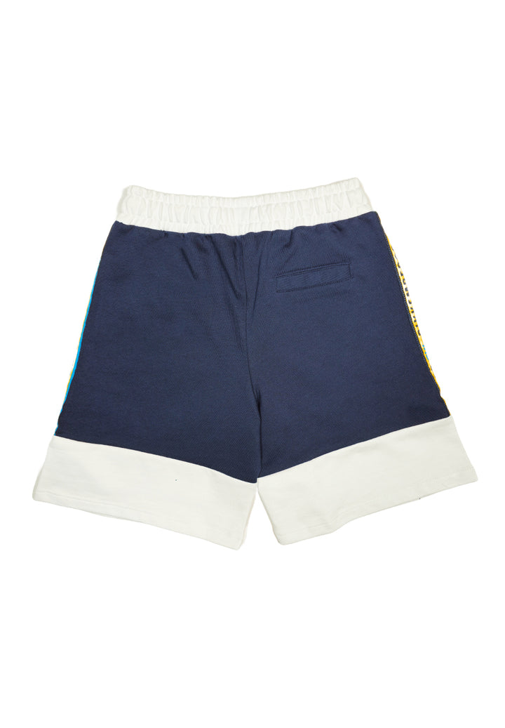 Bermuda felpa blu per bambino - Primamoda kids