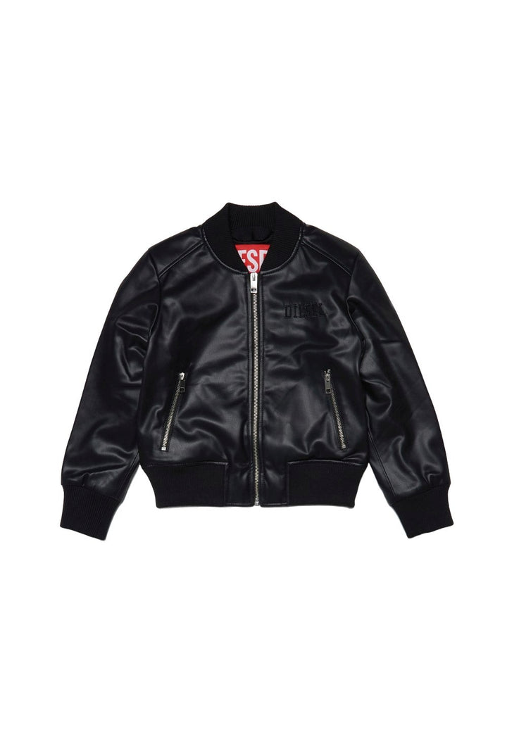 Giubbotto ecopelle nero per bambino - Primamoda kids