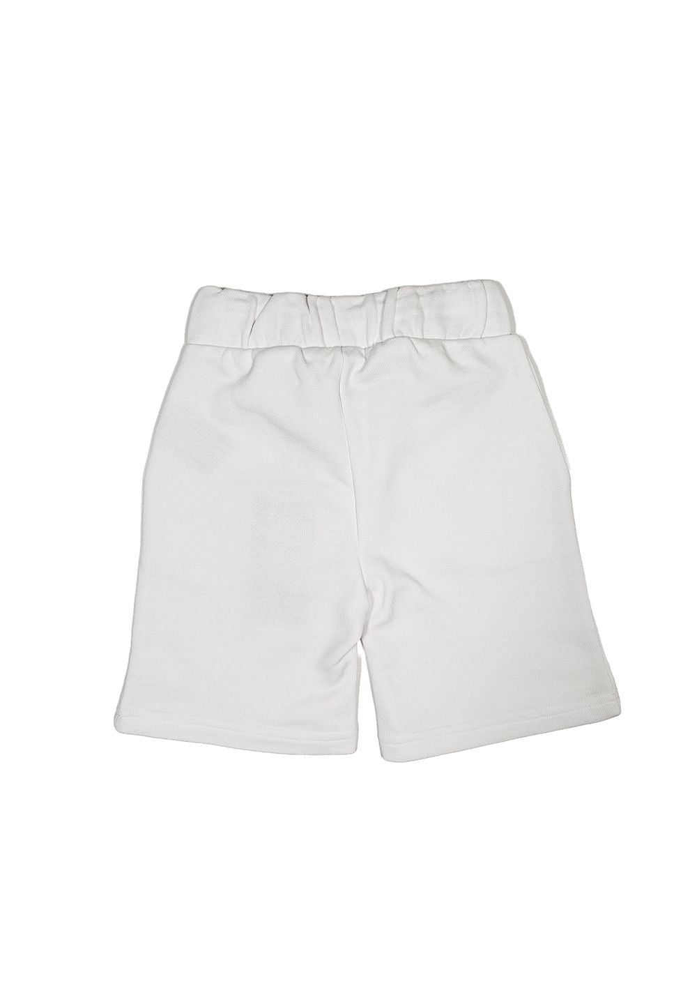 Bermuda felpa bianco per bambino - Primamoda kids