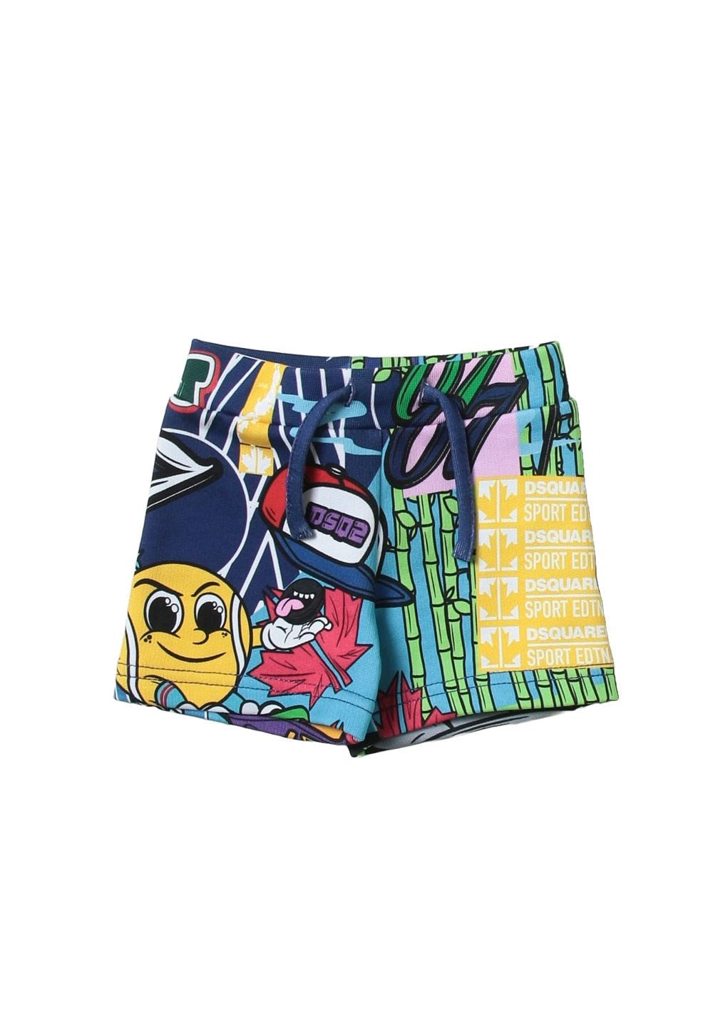 Bermuda felpa blu per neonato - Primamoda kids