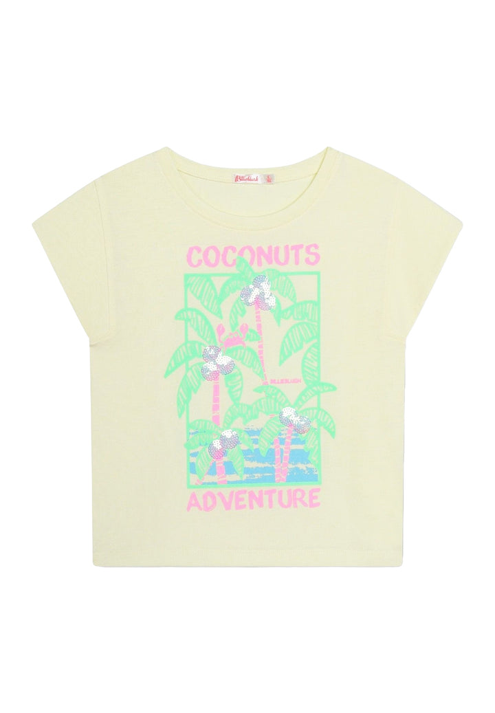 T-shirt gialla per bambina - Primamoda kids