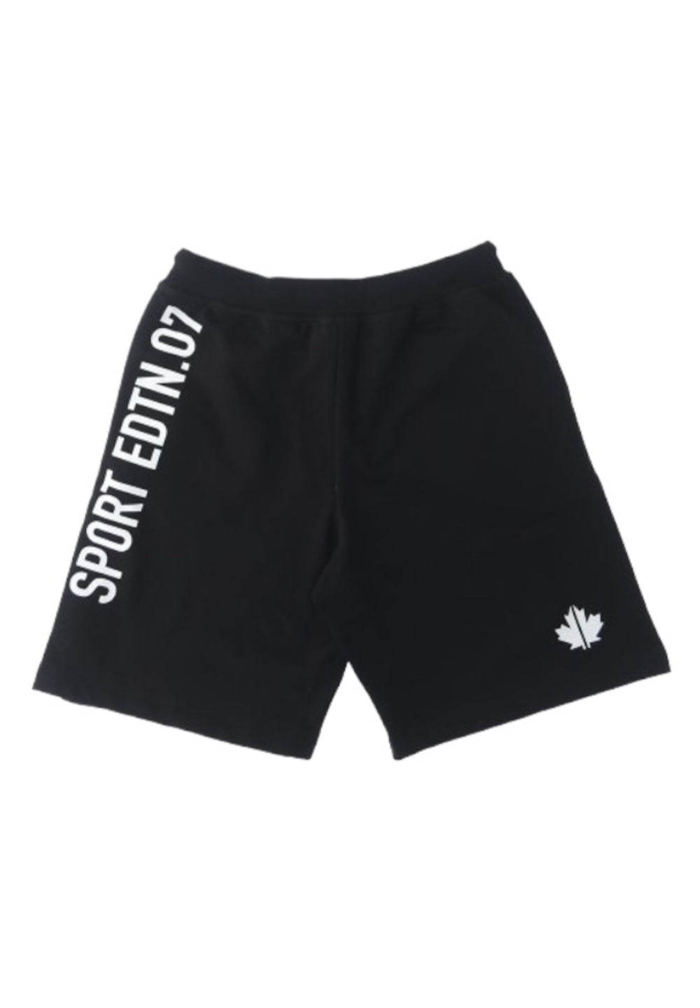 Bermuda felpa nero per bambino - Primamoda kids