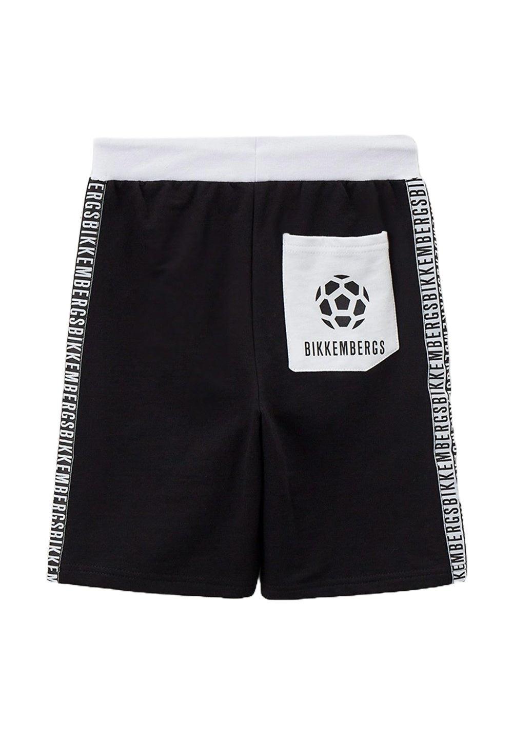 Bermuda felpa nero per bambino - Primamoda kids