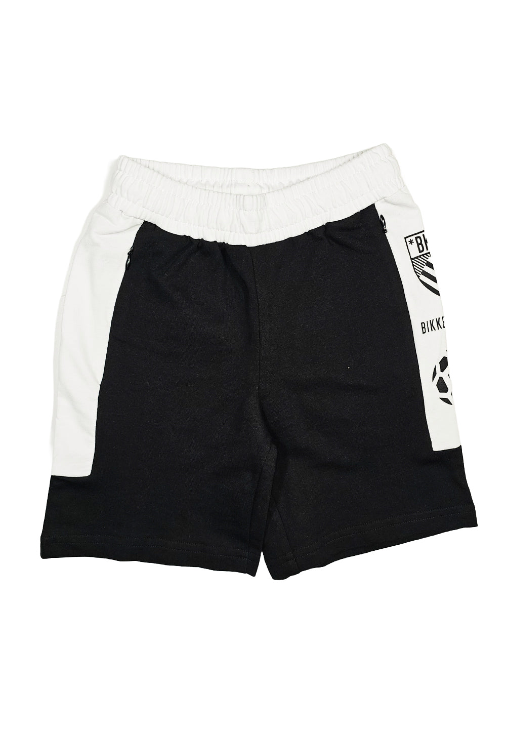 Bermuda felpa nero per bambino - Primamoda kids