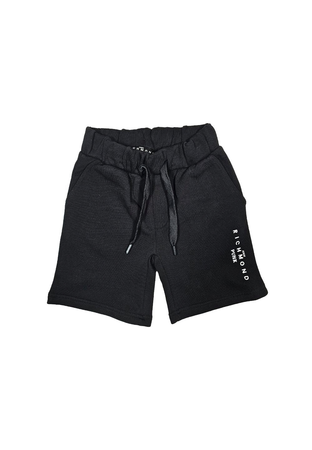 Bermuda felpa nero per bambino - Primamoda kids