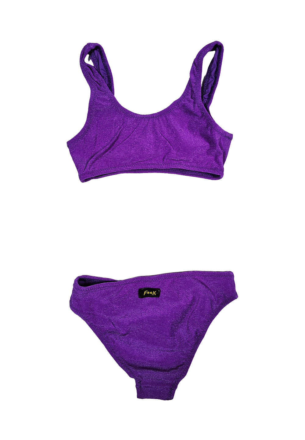 Costume bikini viola per bambina - Primamoda kids