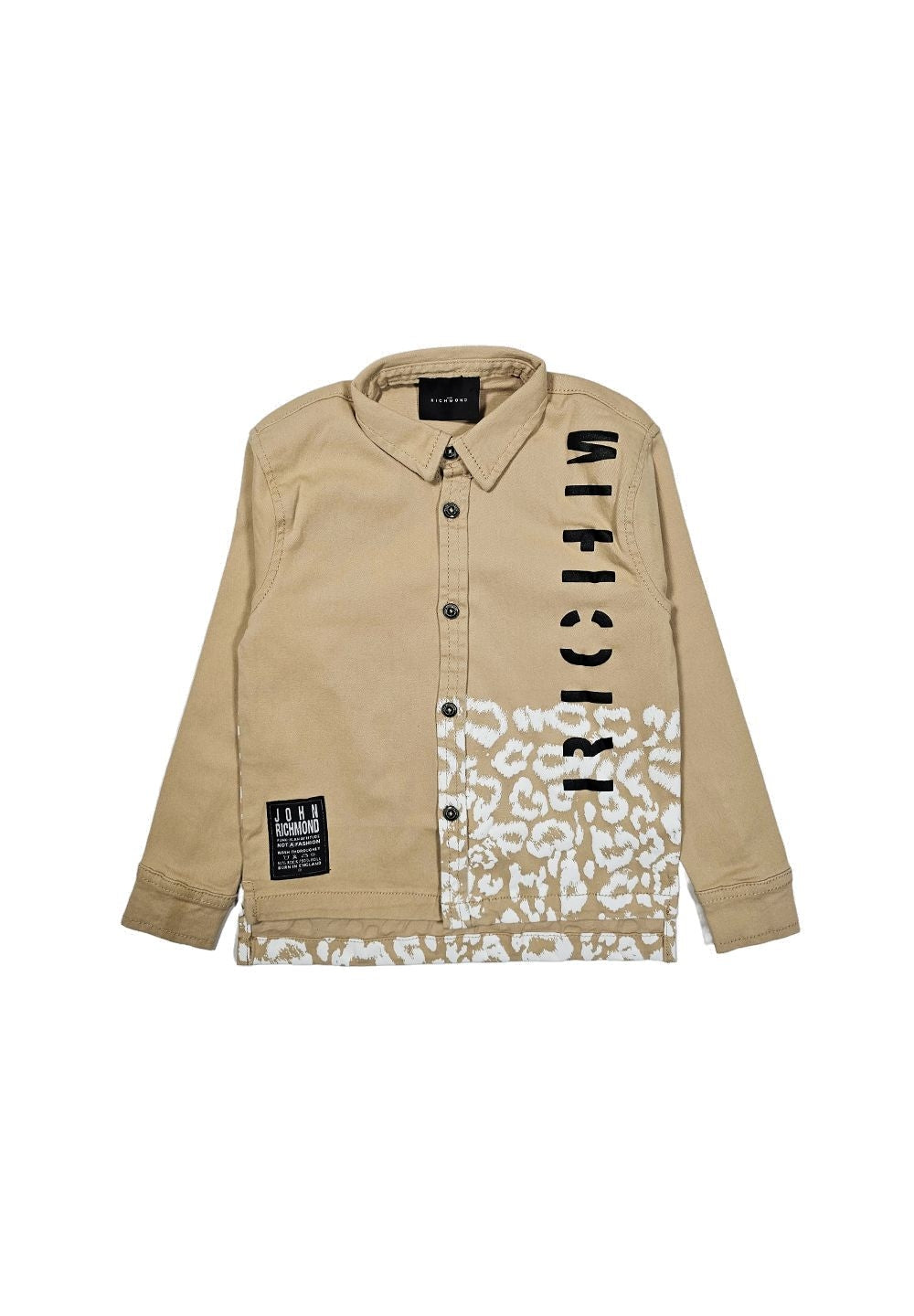 Camicia beige per bambino - Primamoda kids