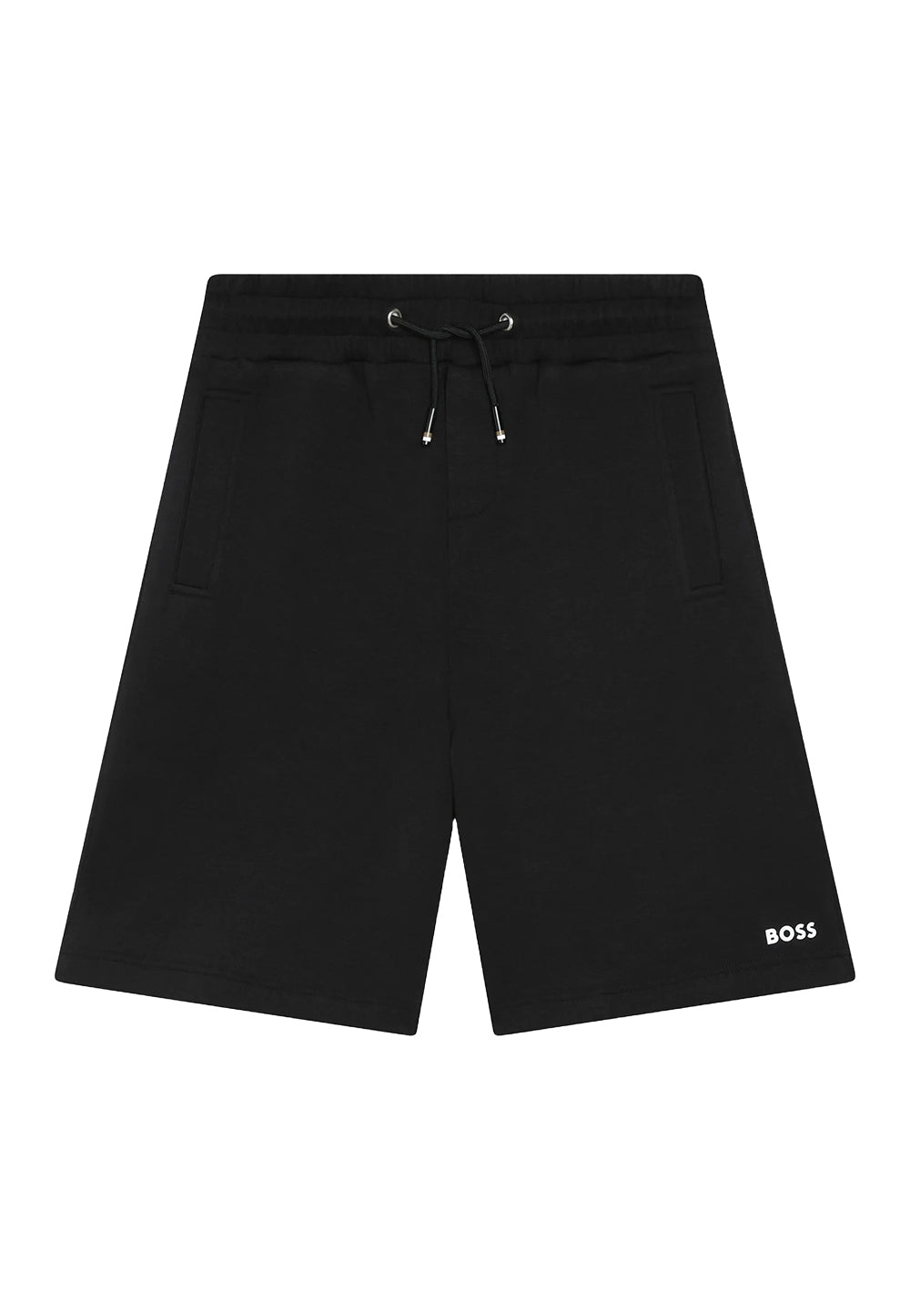 Bermuda felpa nero per bambino - Primamoda kids