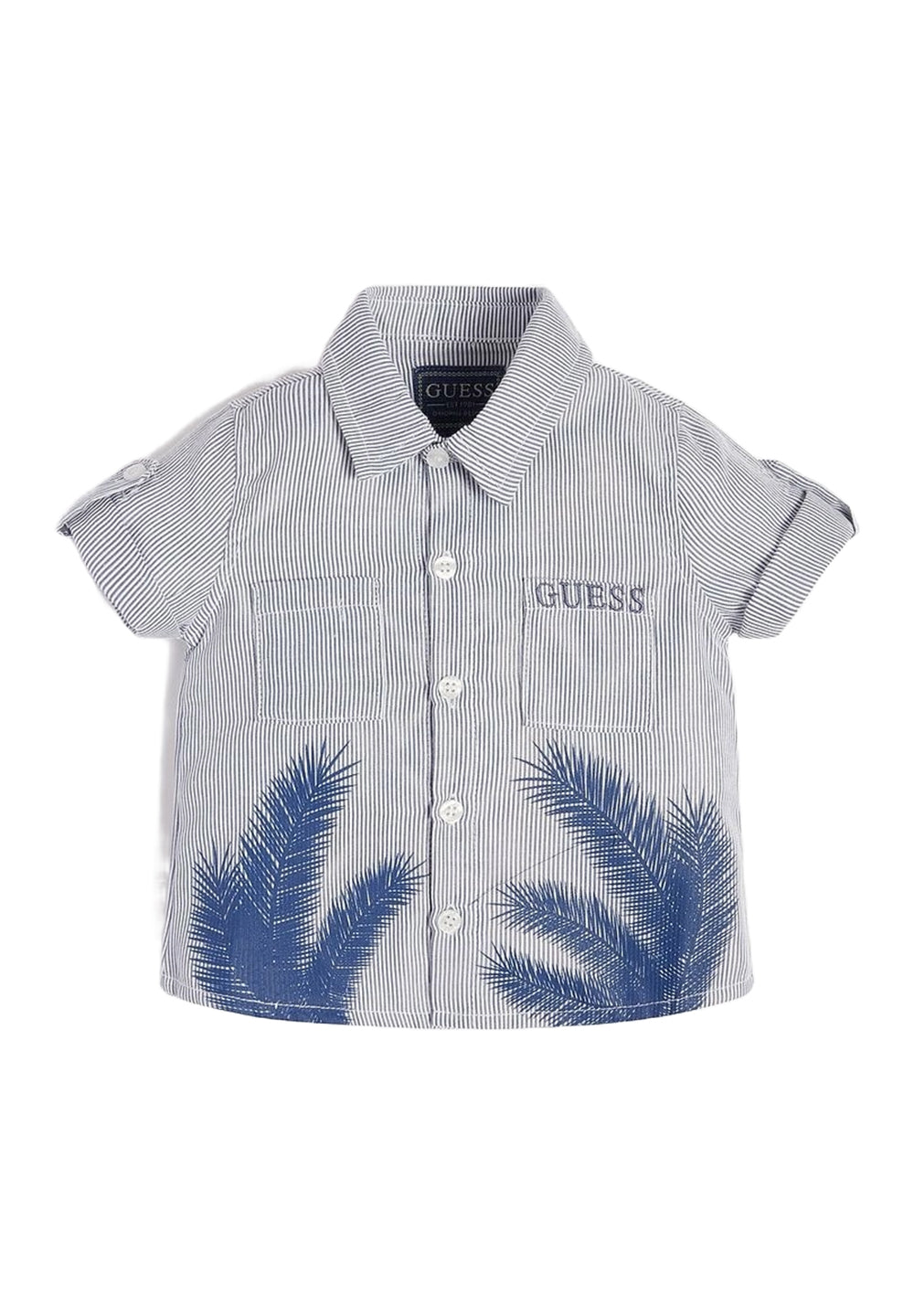Camicia blu a righe per bambino - Primamoda kids