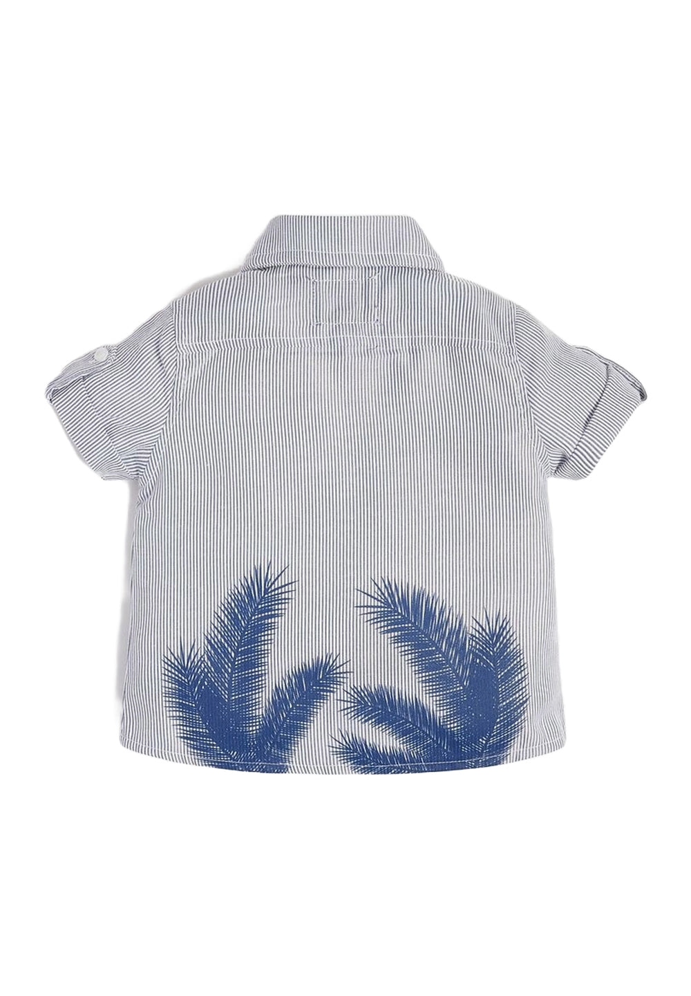 Camicia blu a righe per bambino - Primamoda kids