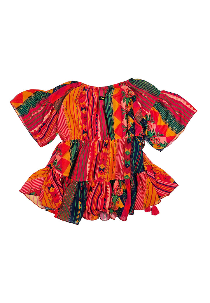 Vestito multicolor per bambina - Primamoda kids