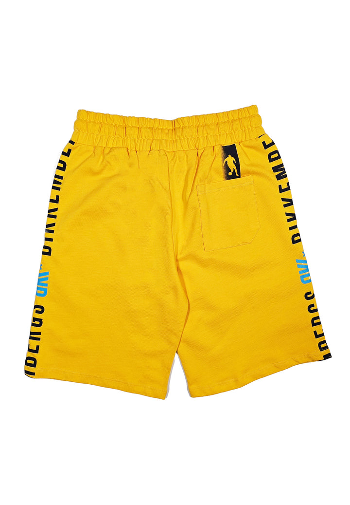 Bermuda felpa giallo per bambino - Primamoda kids