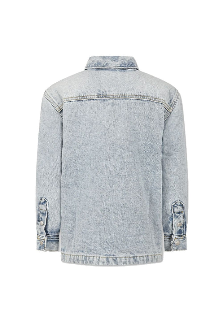 Camicia denim blu denim per bambino - Primamoda kids