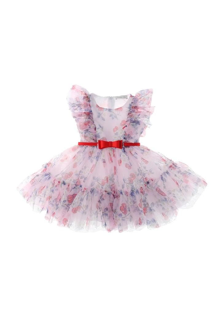 Vestito tulle rosa per bambina - Primamoda kids