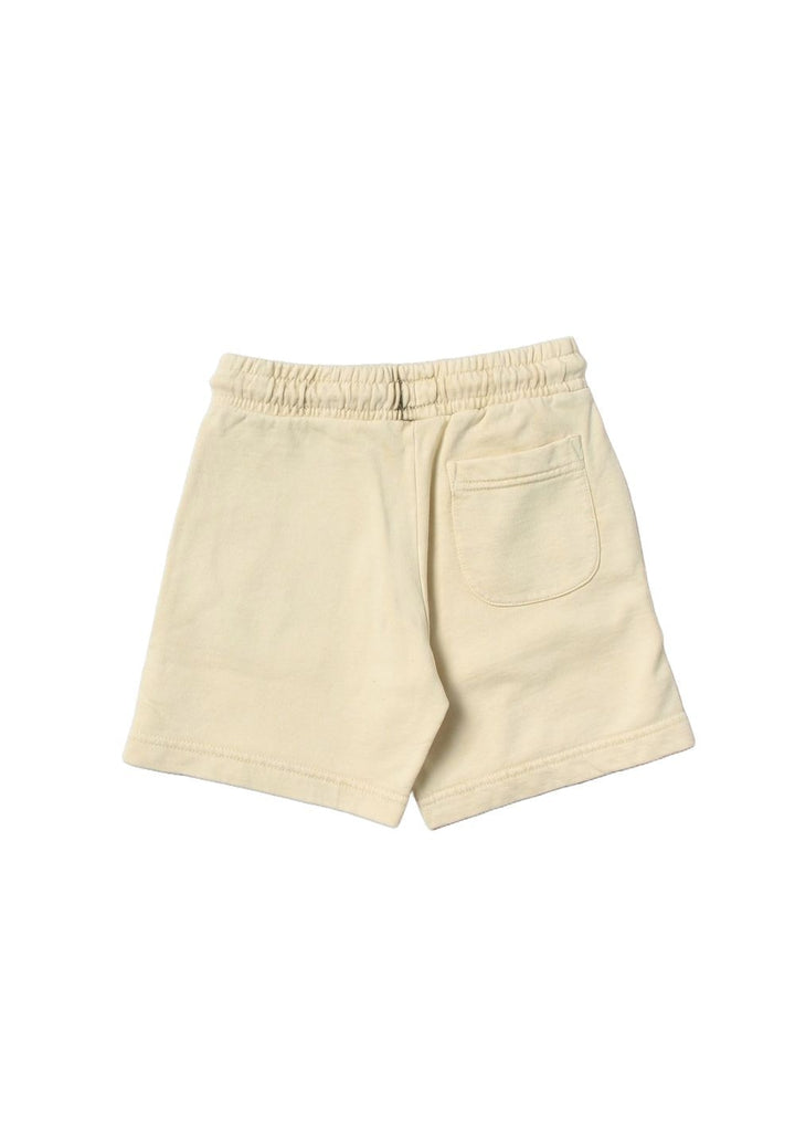 Bermuda felpa beige per bambino - Primamoda kids