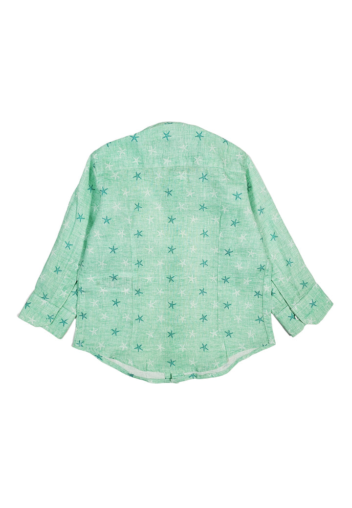 Camicia verde per neonato - Primamoda kids