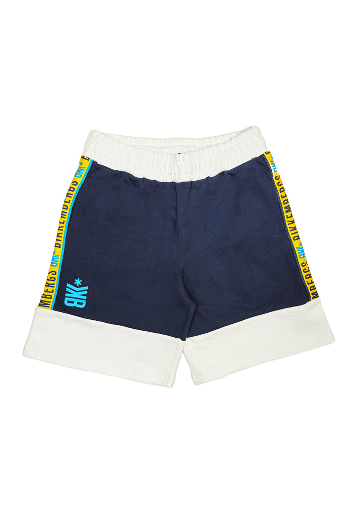 Bermuda felpa blu per bambino - Primamoda kids