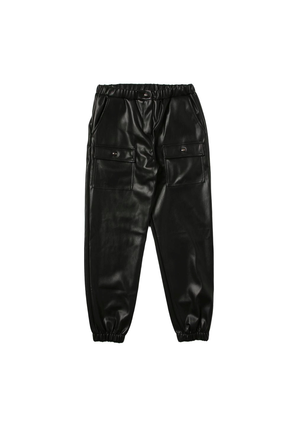 Pantalone cargo nero per bambina - Primamoda kids