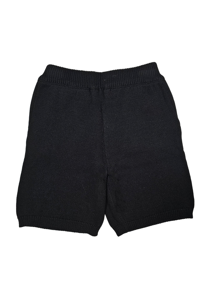 Bermuda maglia nero per bambino - Primamoda kids