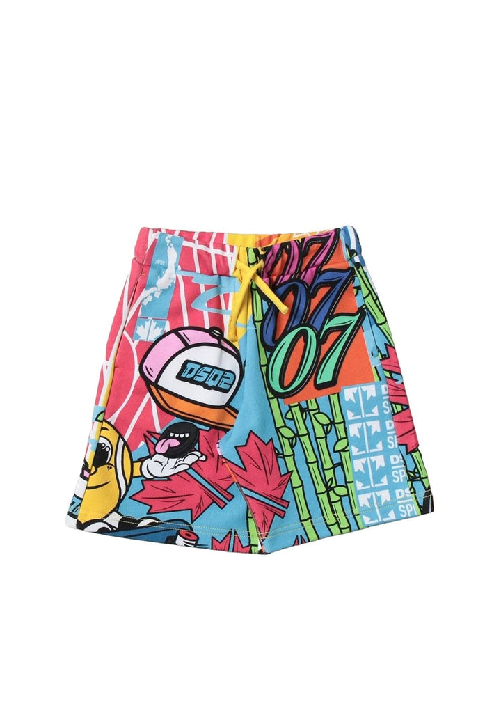 Bermuda felpa giallo per bambino - Primamoda kids