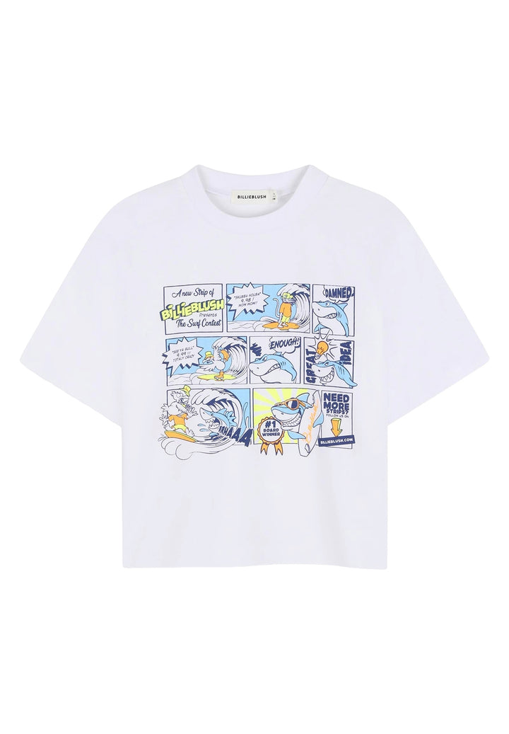 T-shirt bianca per bambino