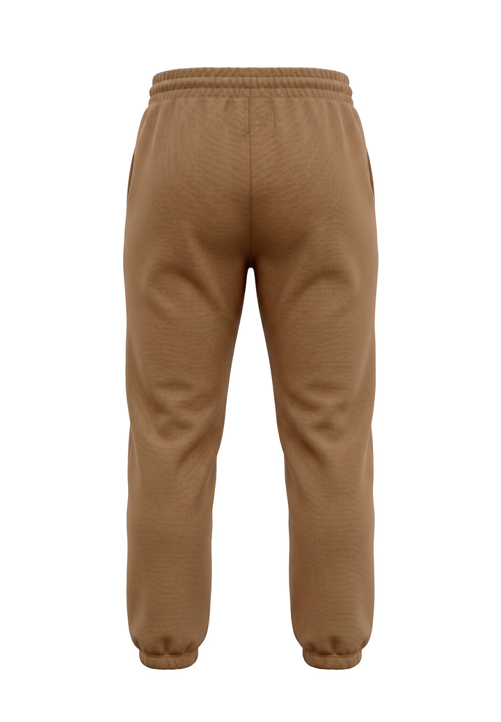 Pantalone felpa marrone per bambino